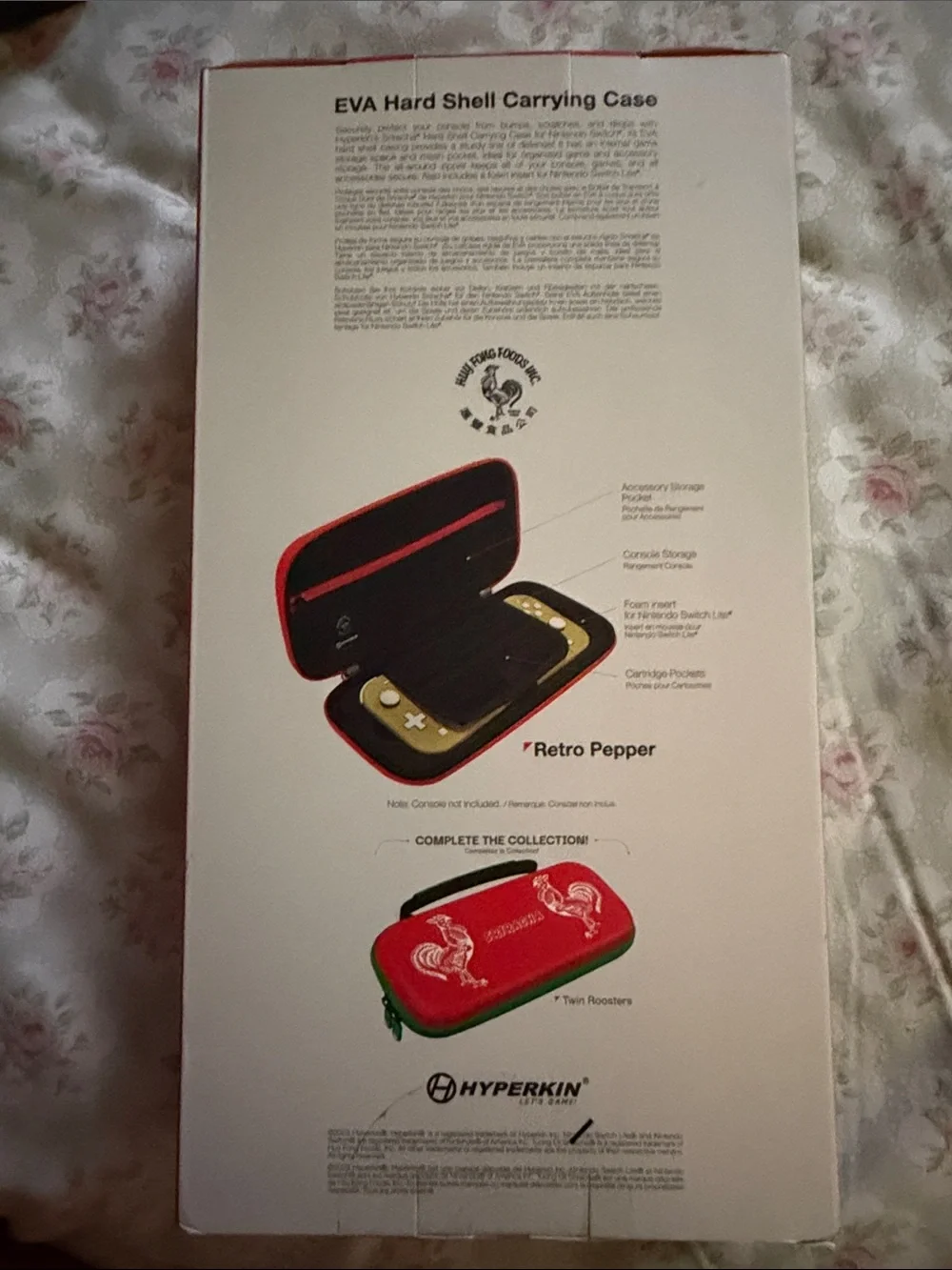 Limited Edition EVA Hard Shell Carrying Case for Nintendo Switch - Red/Black